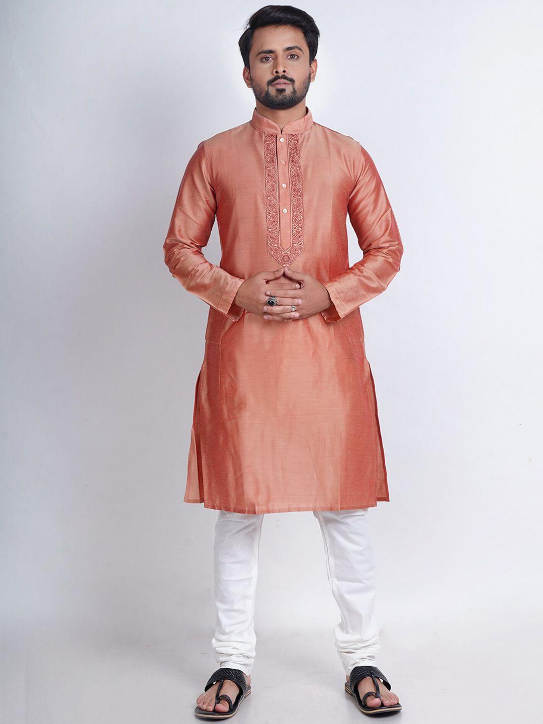 here&now men kurta with churidar