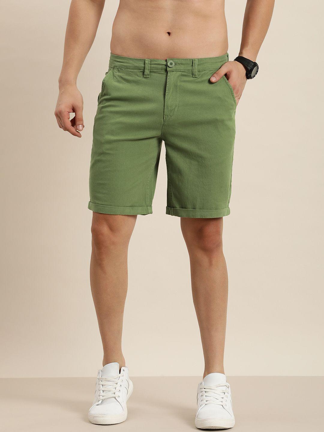 here&now men mid-rise rapid-dry chino shorts