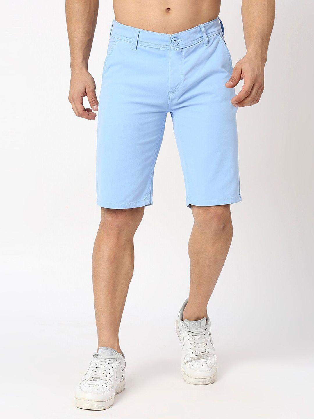 here&now men mid rise slim fit chino shorts