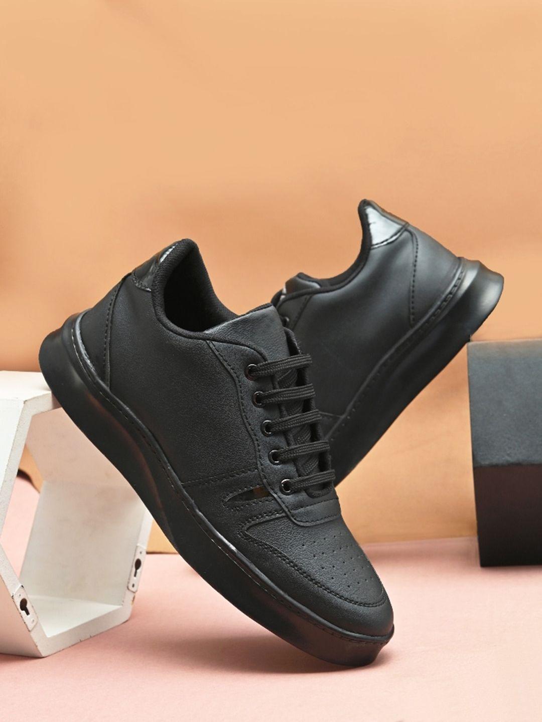 here&now men perforated lightweight sneakers