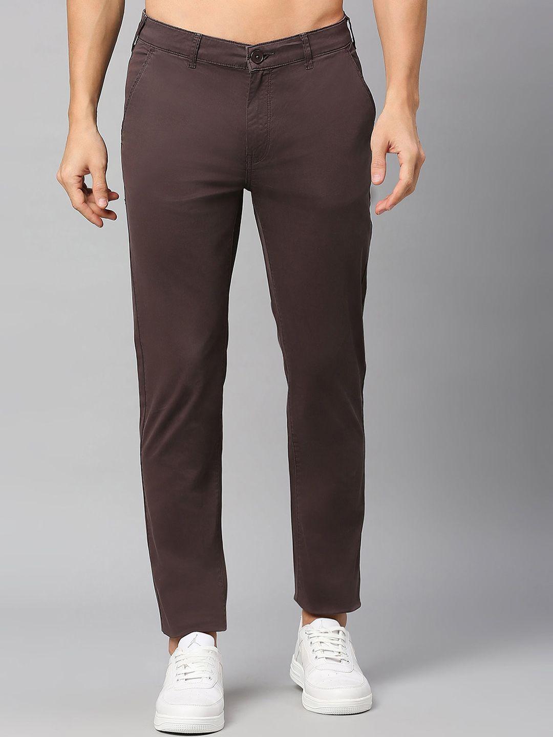 here&now men slim fit trousers
