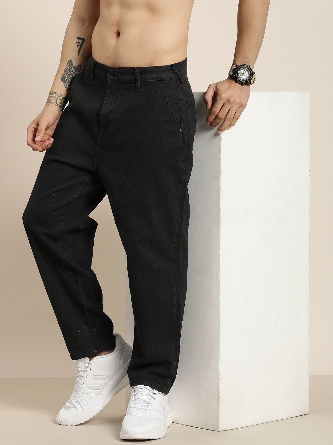 here&now men slouchy fit stretchable jeans