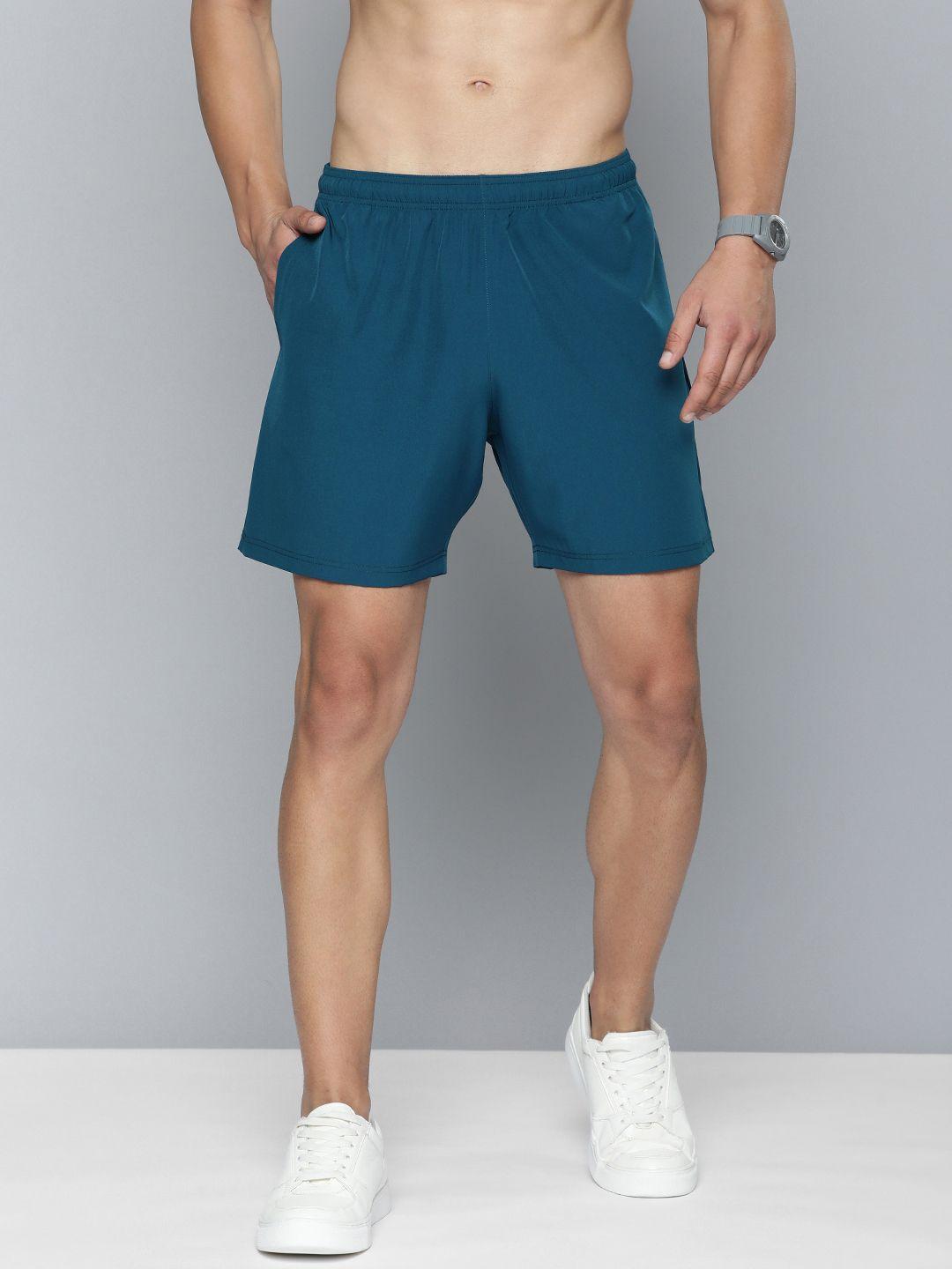 here&now men solid above knee casual shorts