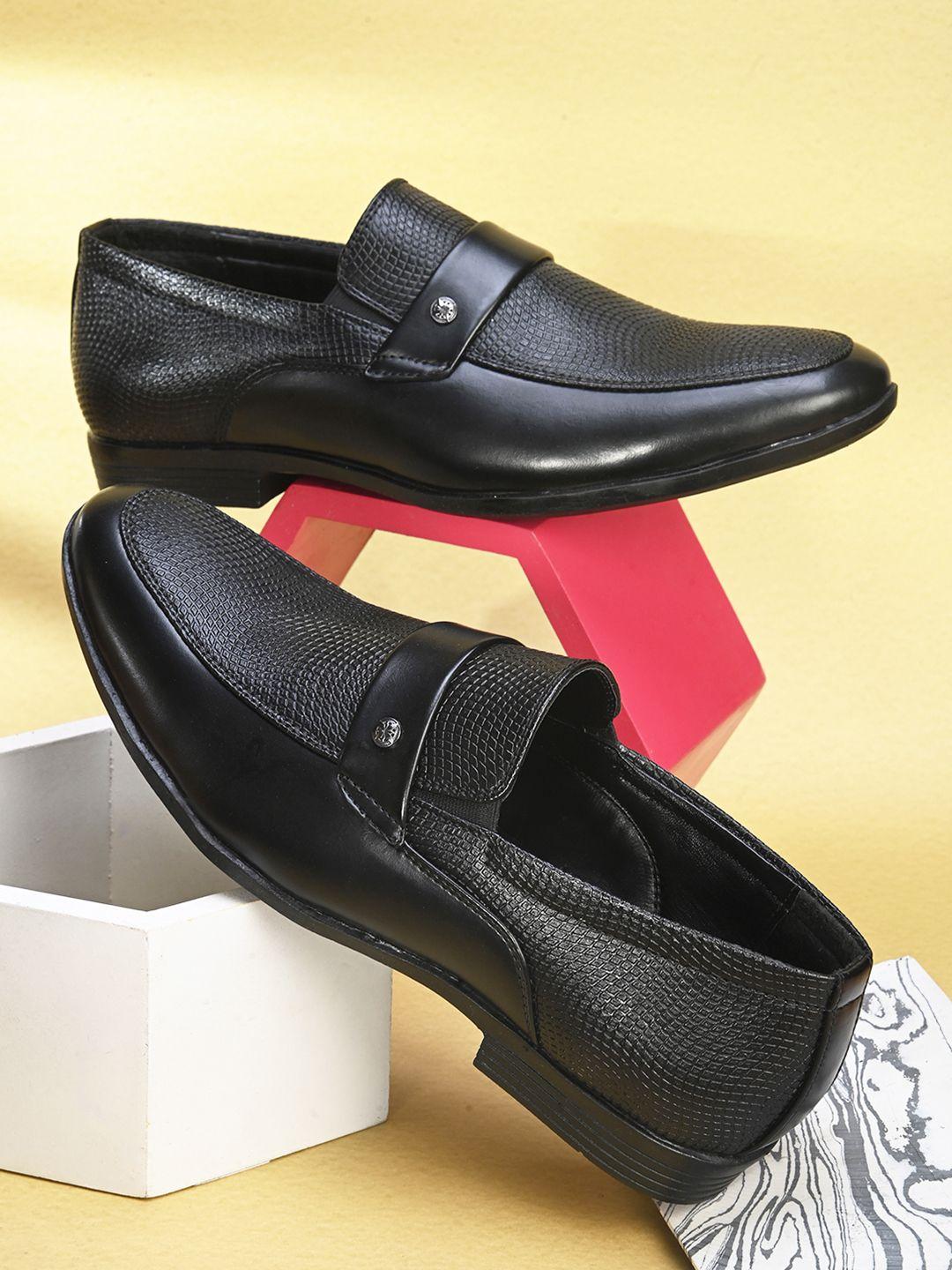 here&now men textured comfort-fit slip-on shoes