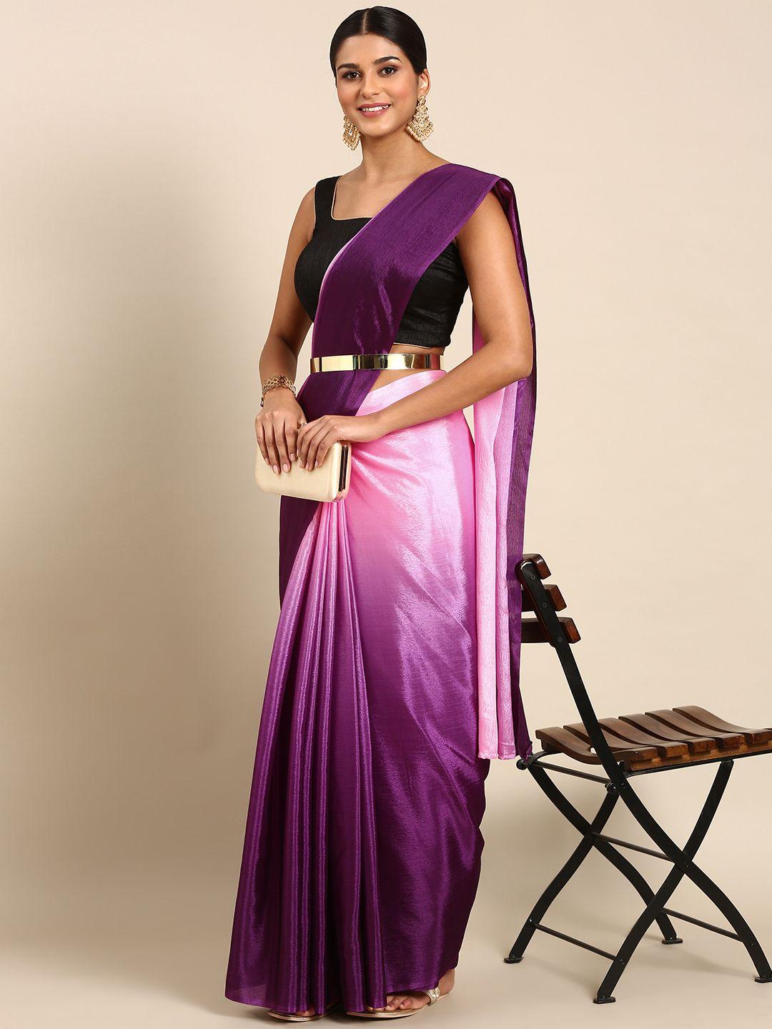 here&now ombre ready to wear saree