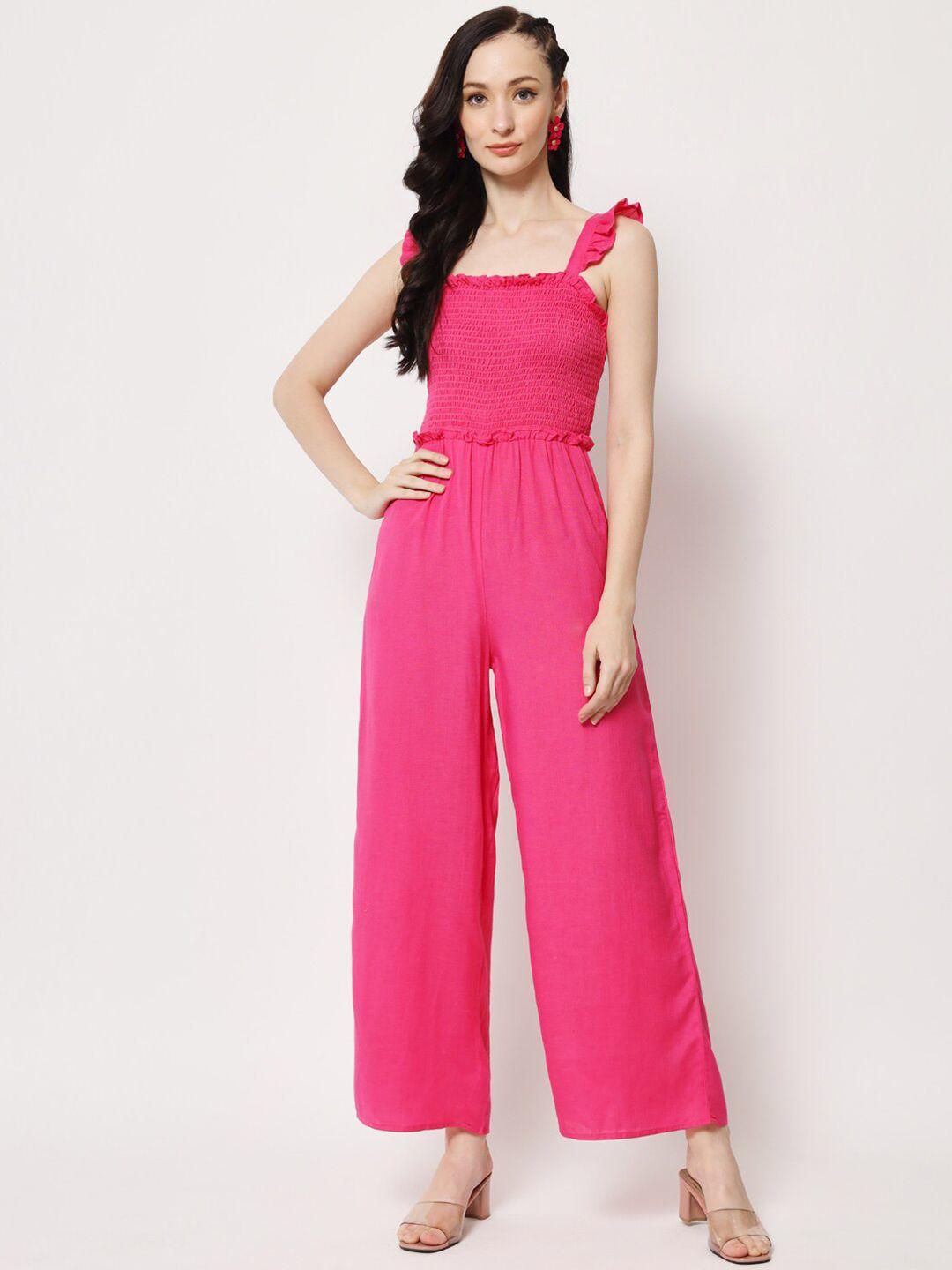 here&now shoulder straps basic jumpsuit