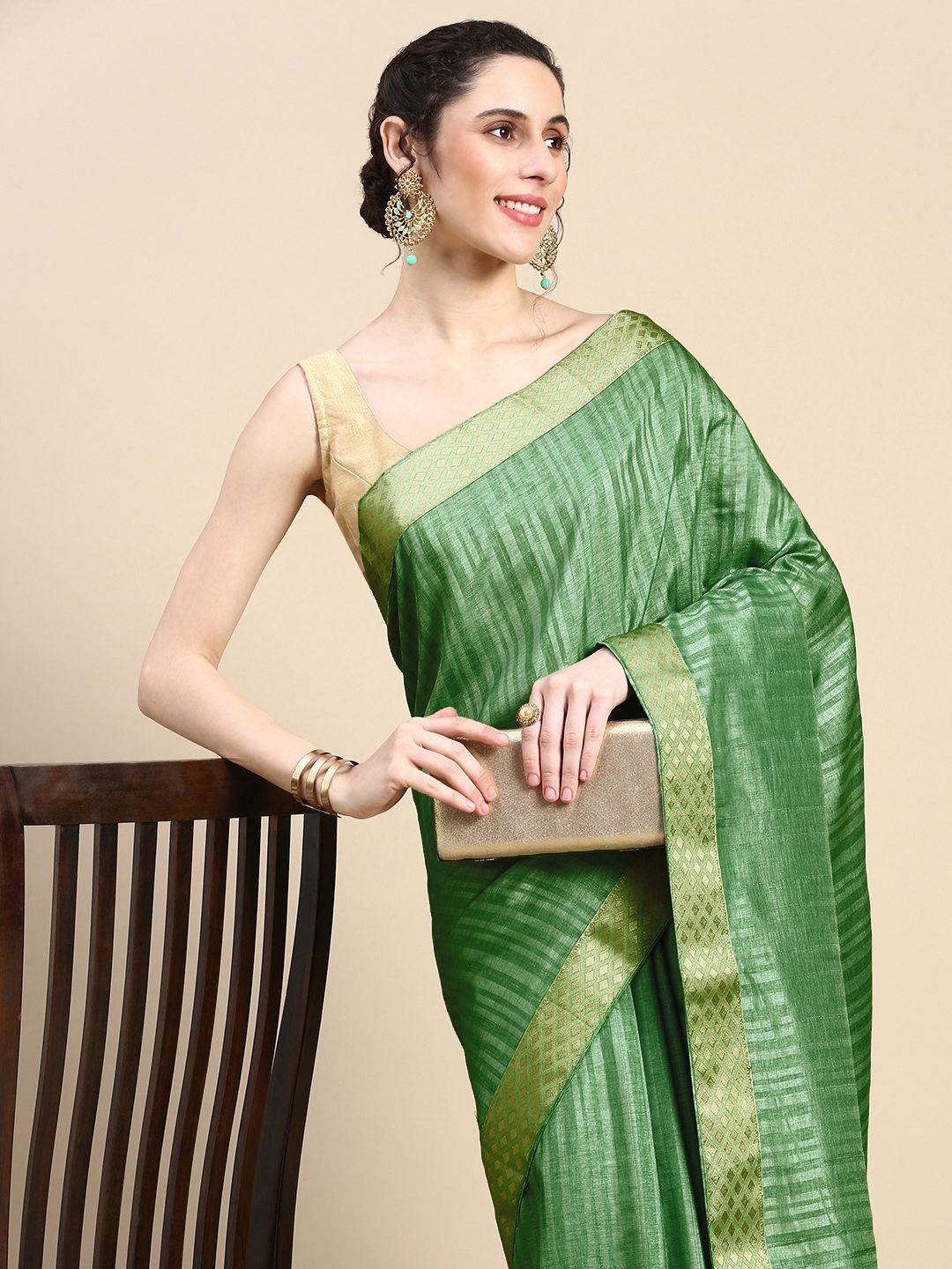 here&now striped saree