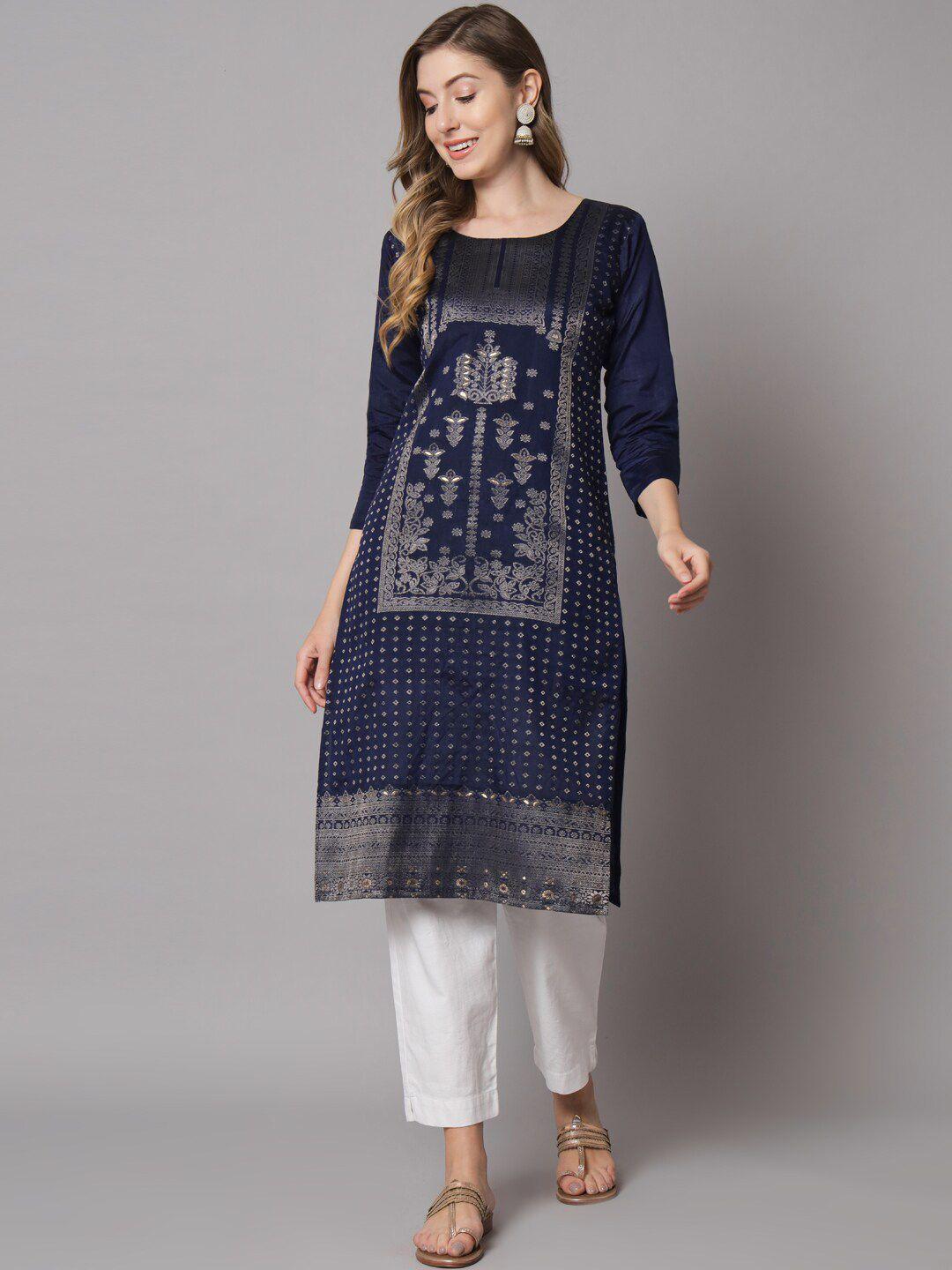 here&now women ethnic motifs kurta