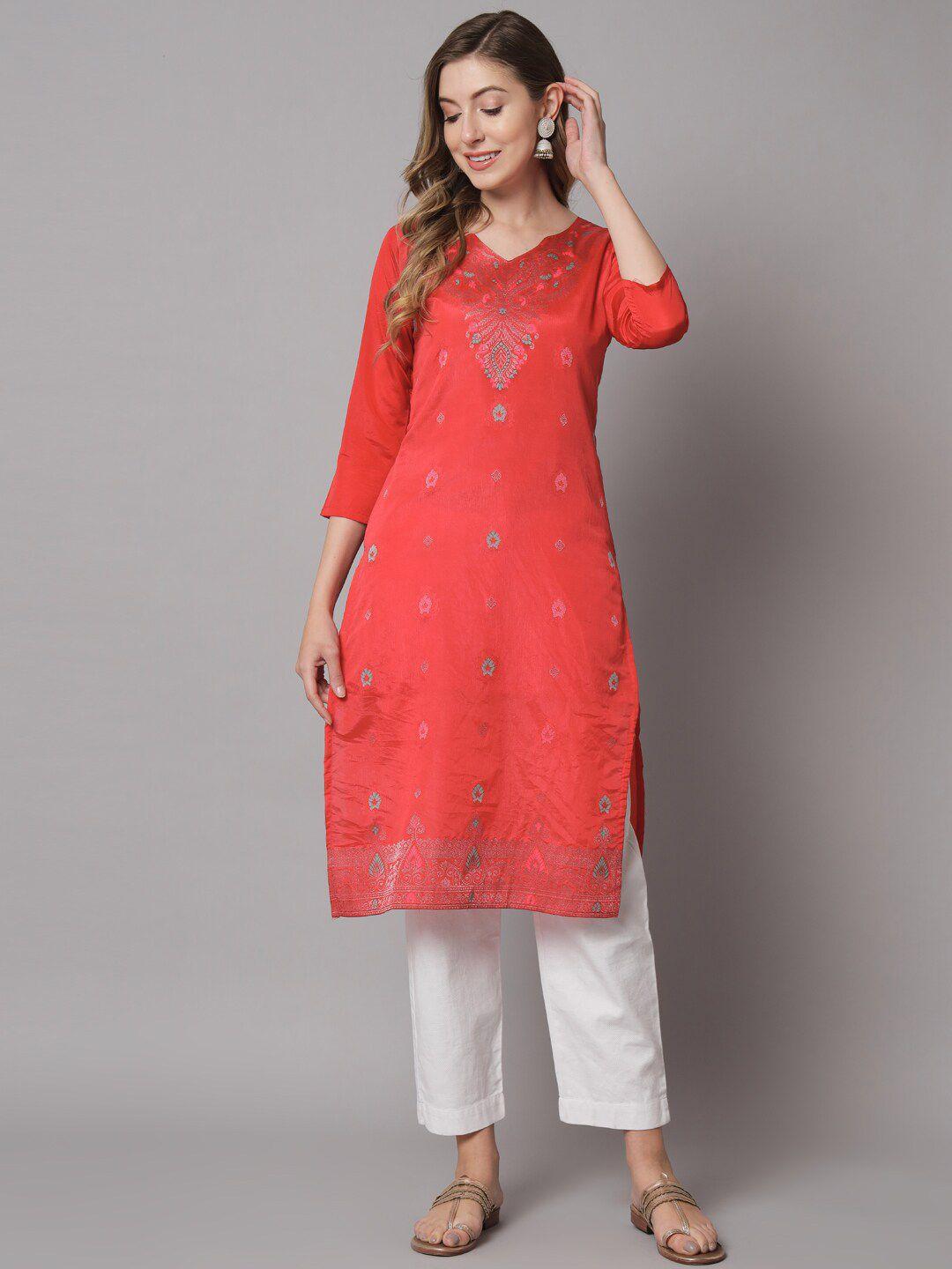 here&now women ethnic motifs kurta