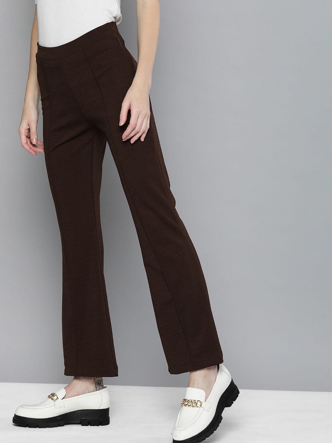 here&now women flared bootcut trousers