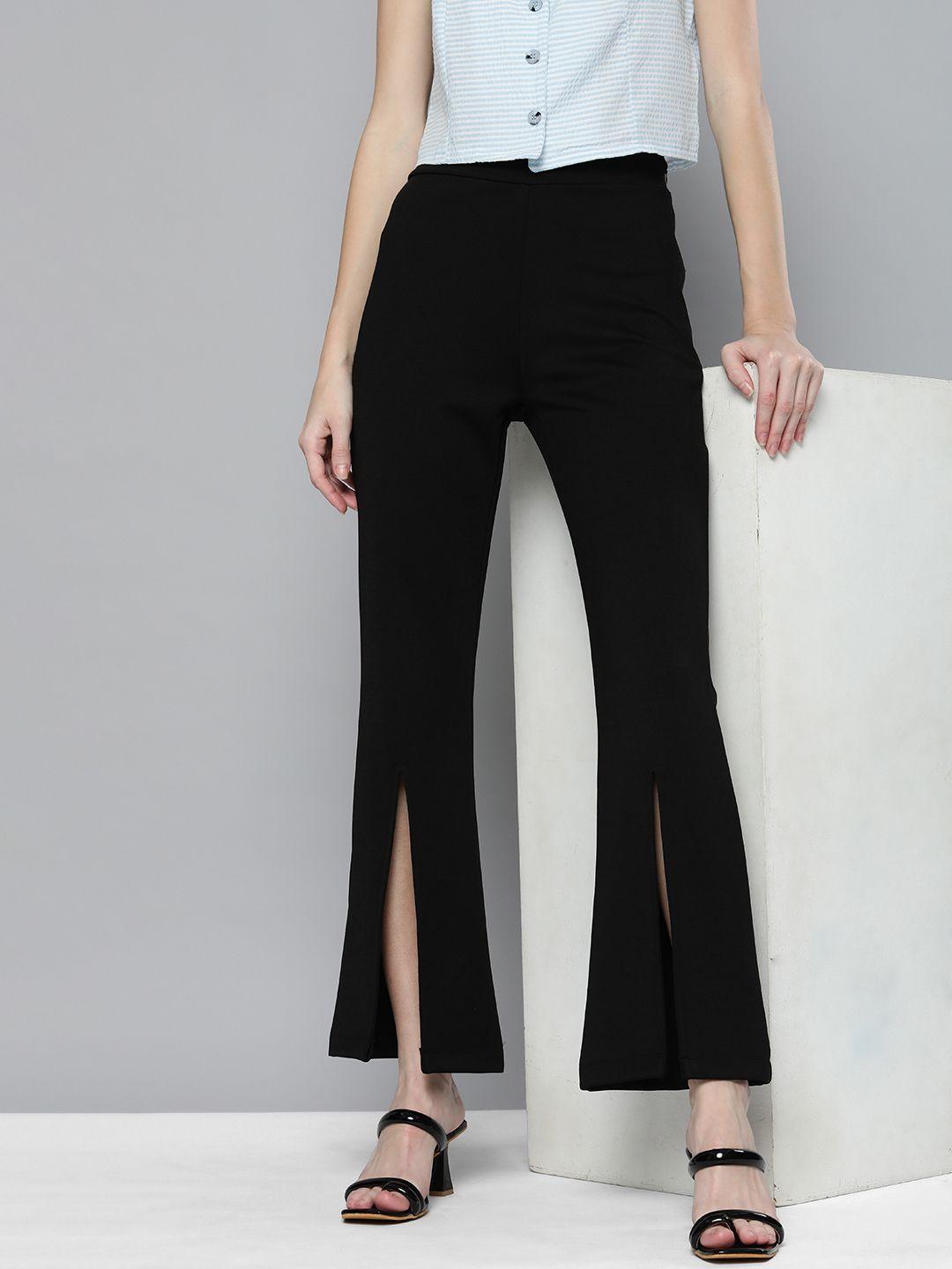 here&now women flared bootcut trousers