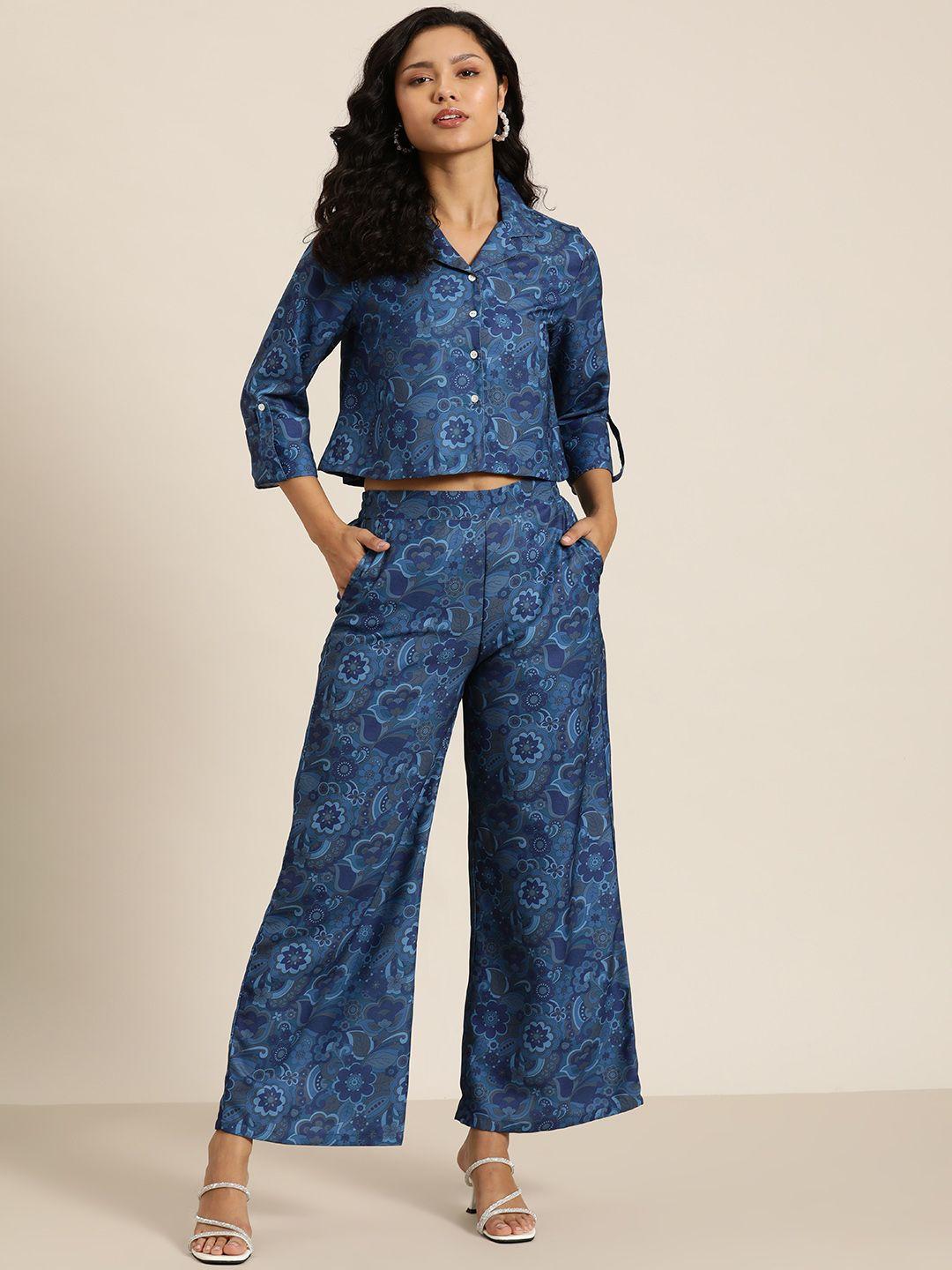 here&now women floral print co-ords