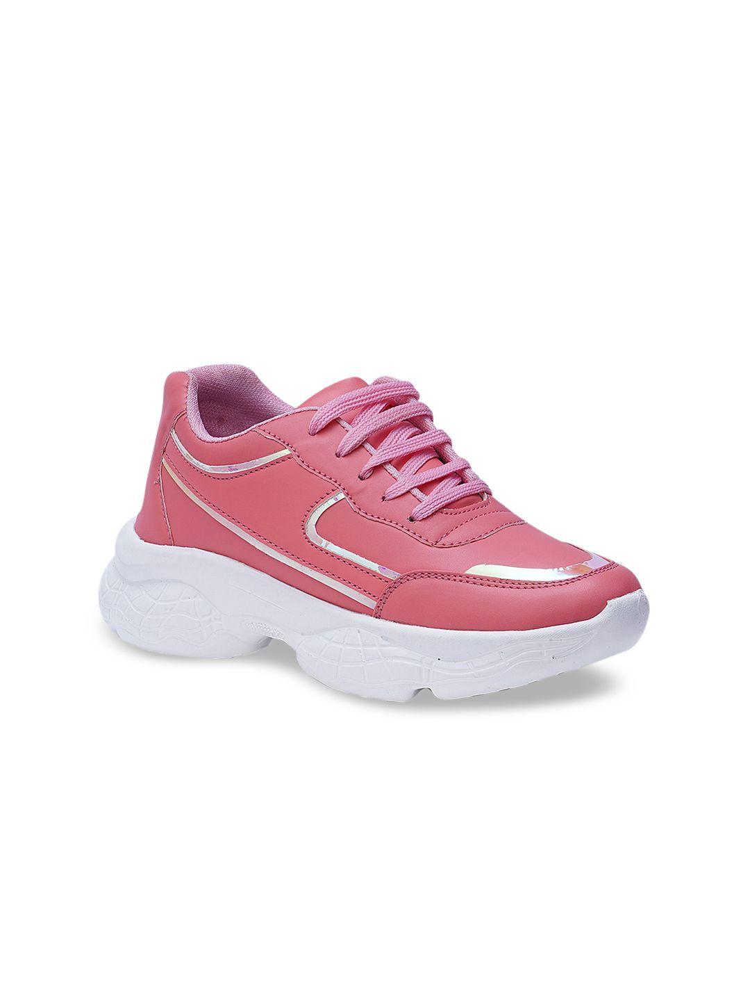 here&now women pink pu sneakers