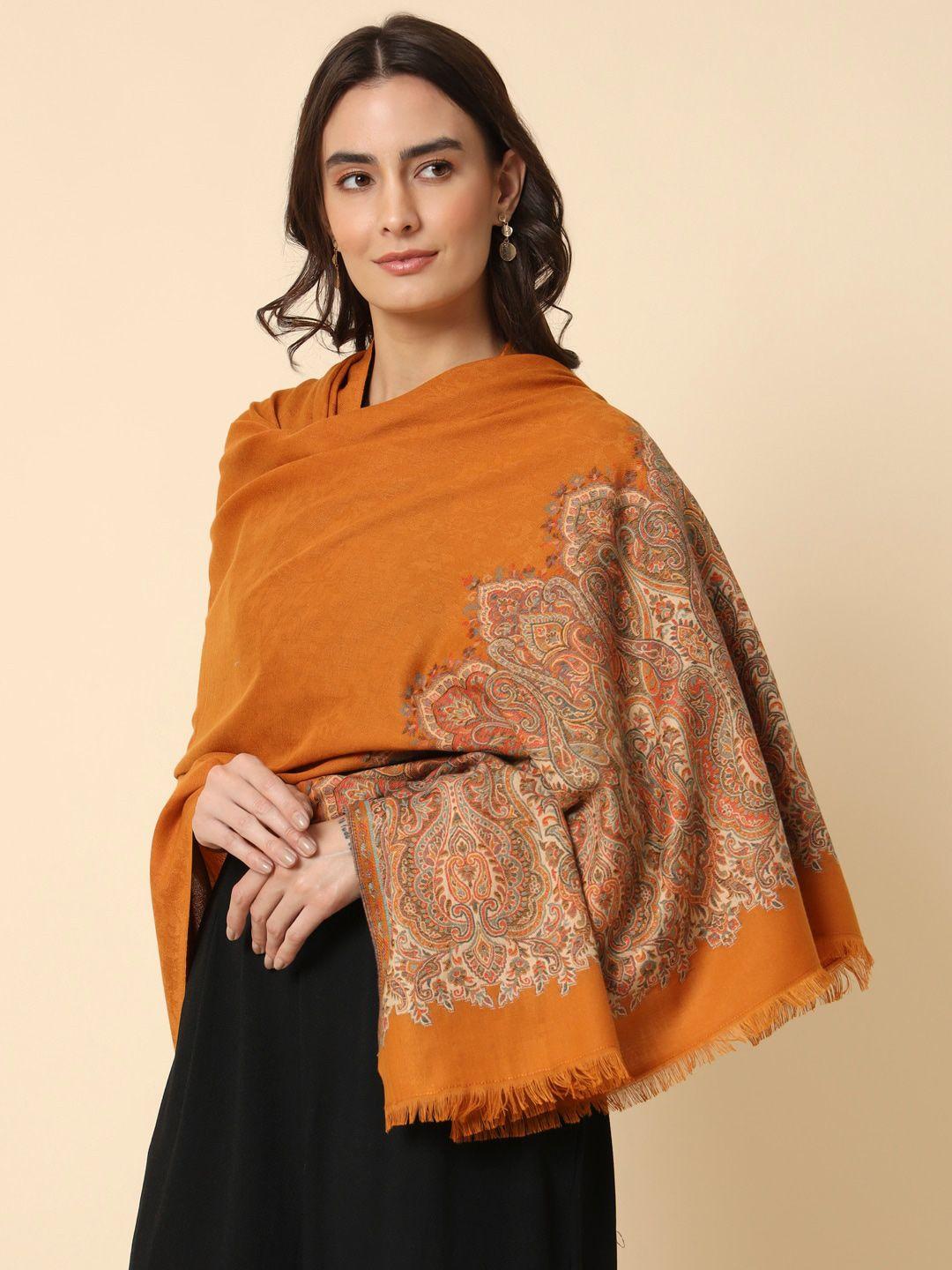 here&now woven design kaani shawl