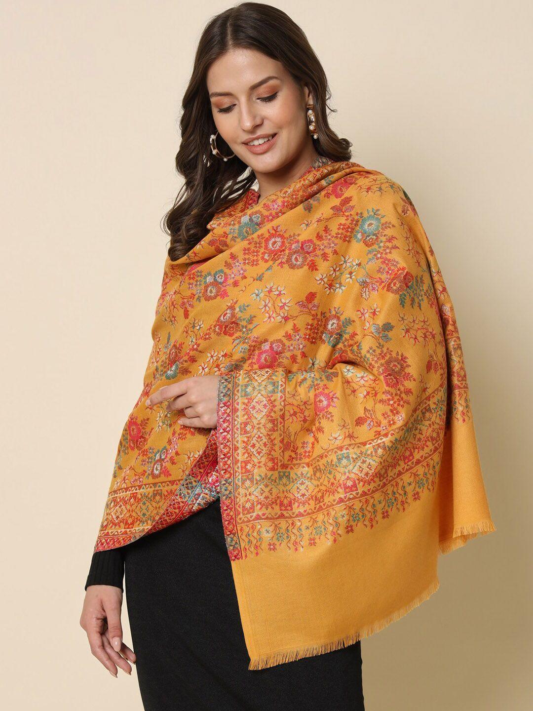 here&now woven design kaani shawl