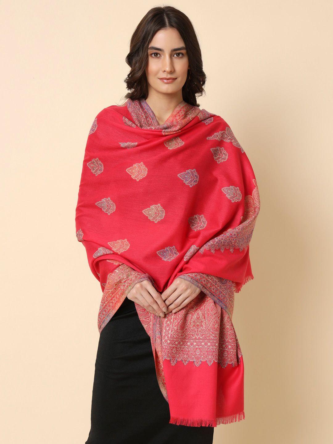 here&now woven design kaani shawl