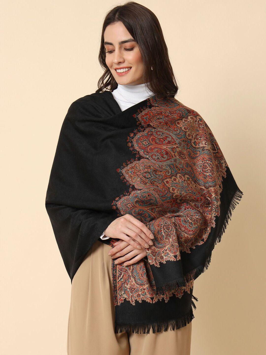 here&now woven design kaani shawl