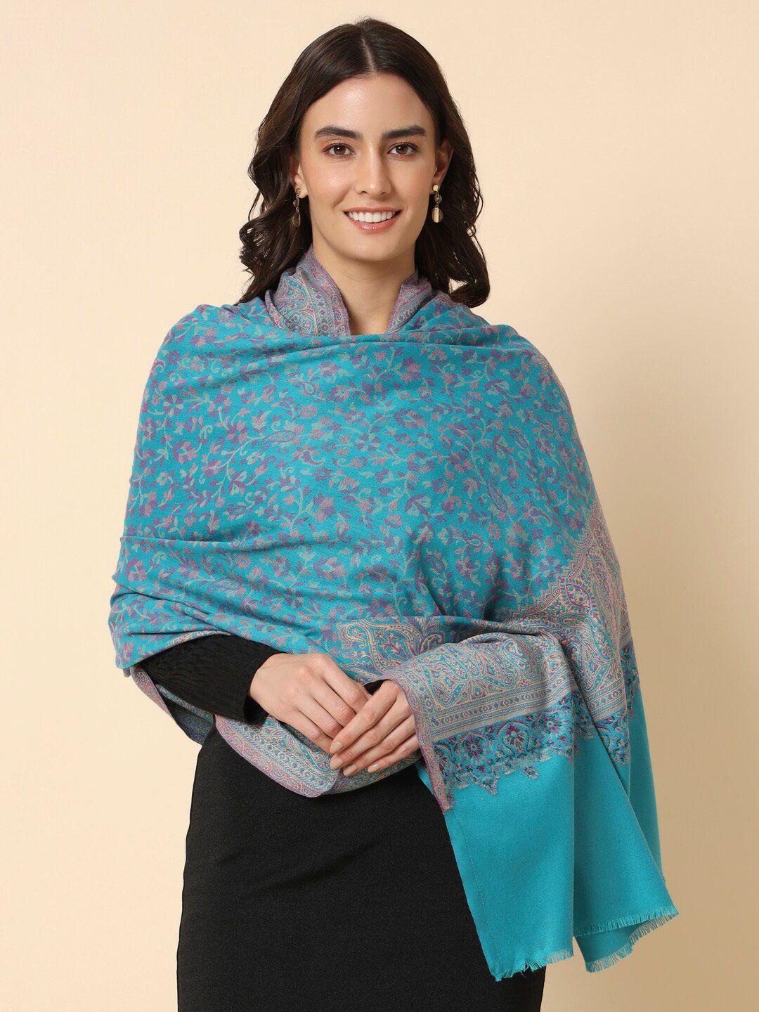 here&now woven design kaani shawl