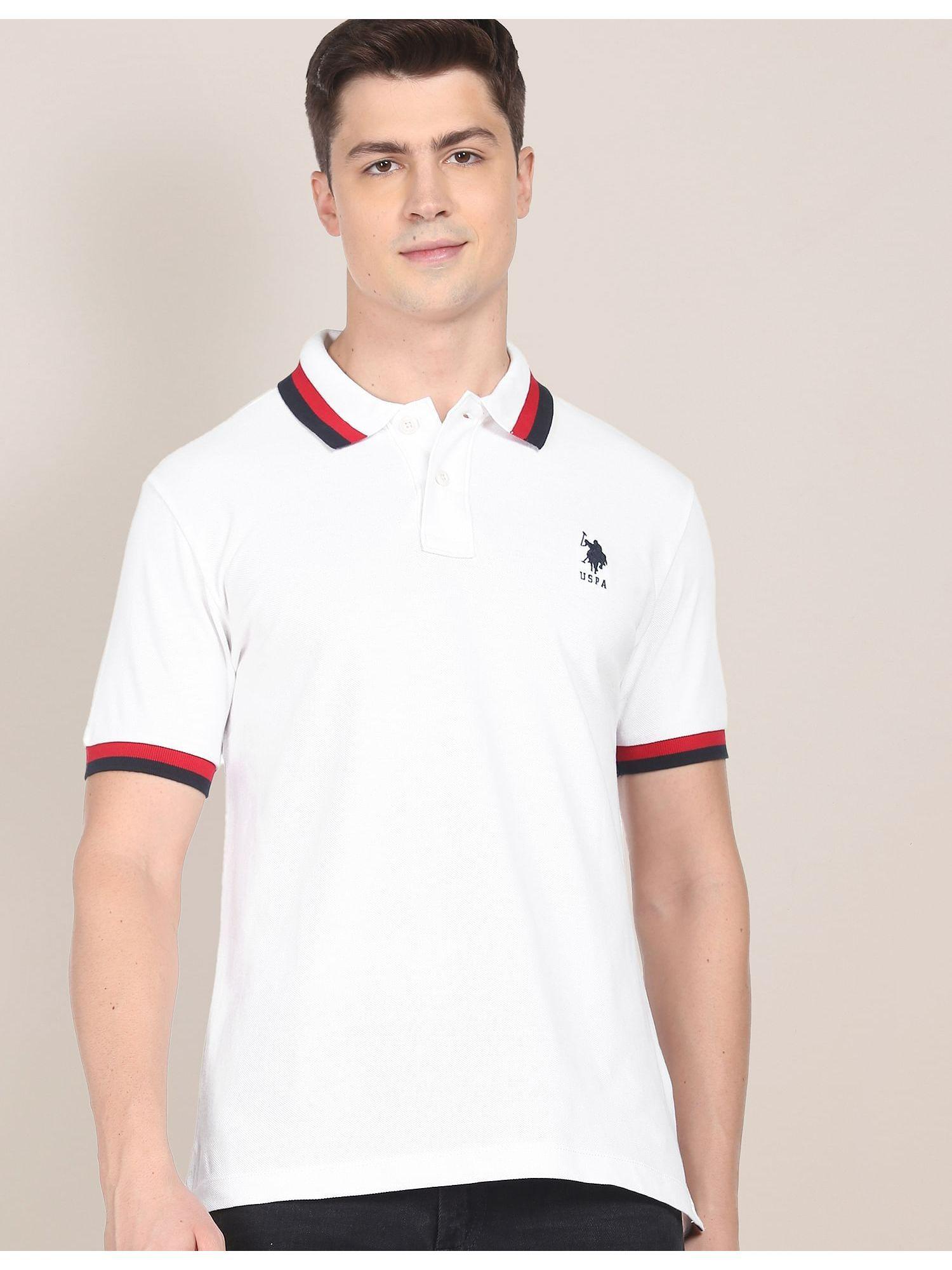 heritage tipped polo t-shirt