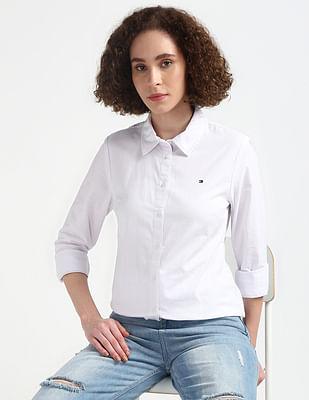 heritage vertical striped shirt