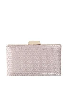 herringbone pattern clutch