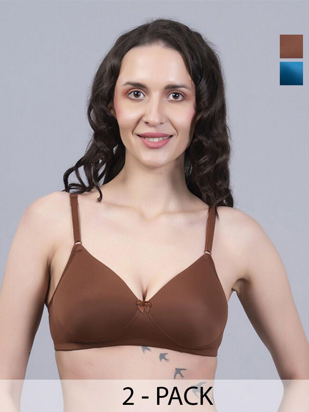 herryqeal multicoloured bra full coverage underwired lightly padded