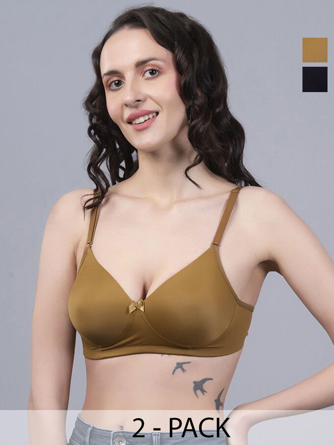 herryqeal multicoloured bra full coverage underwired lightly padded