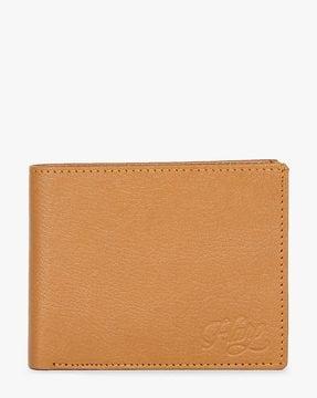 hesse textured bi-fold wallet