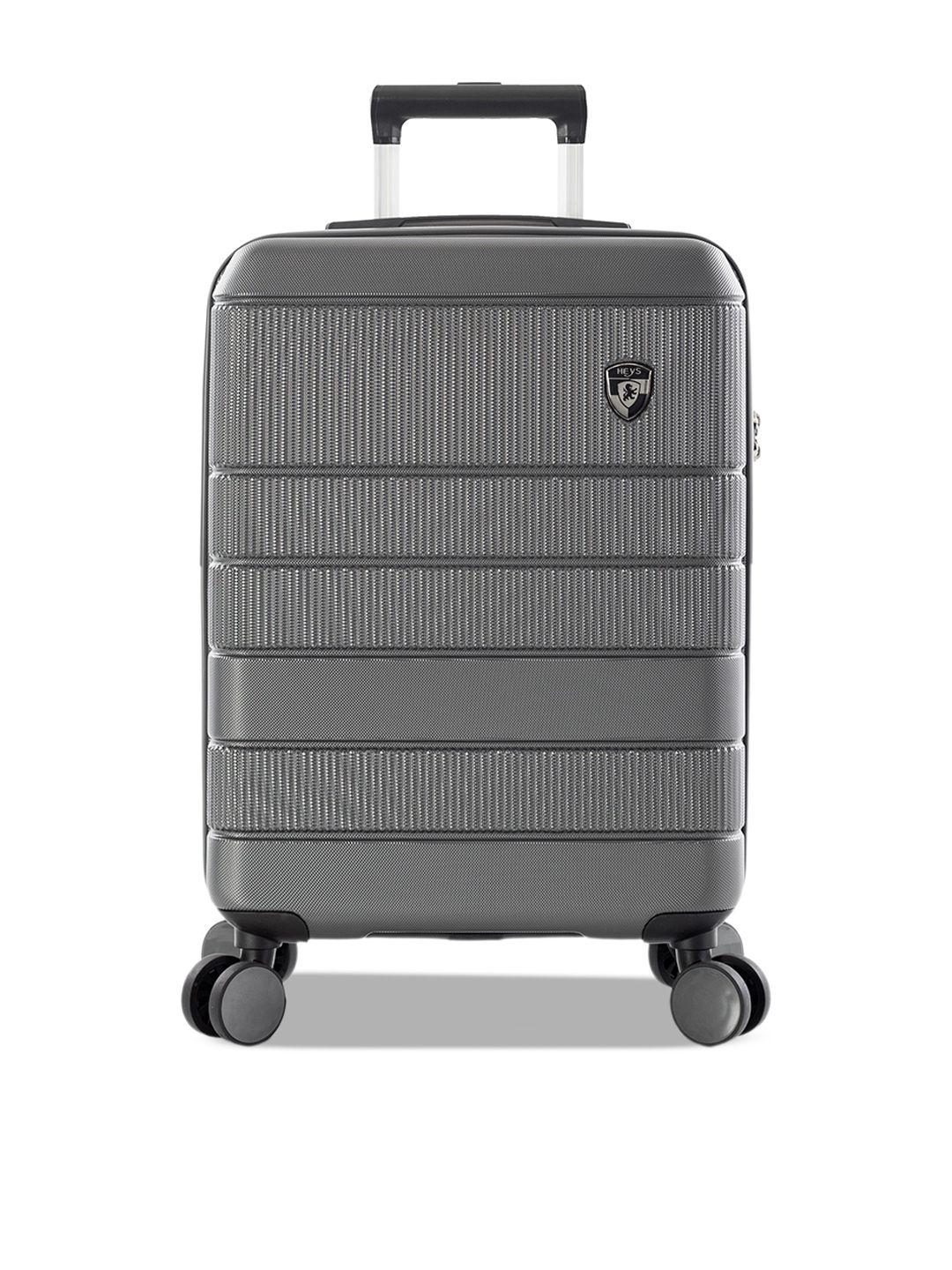 heys neo textured hard-sided cabin trolley suitcase