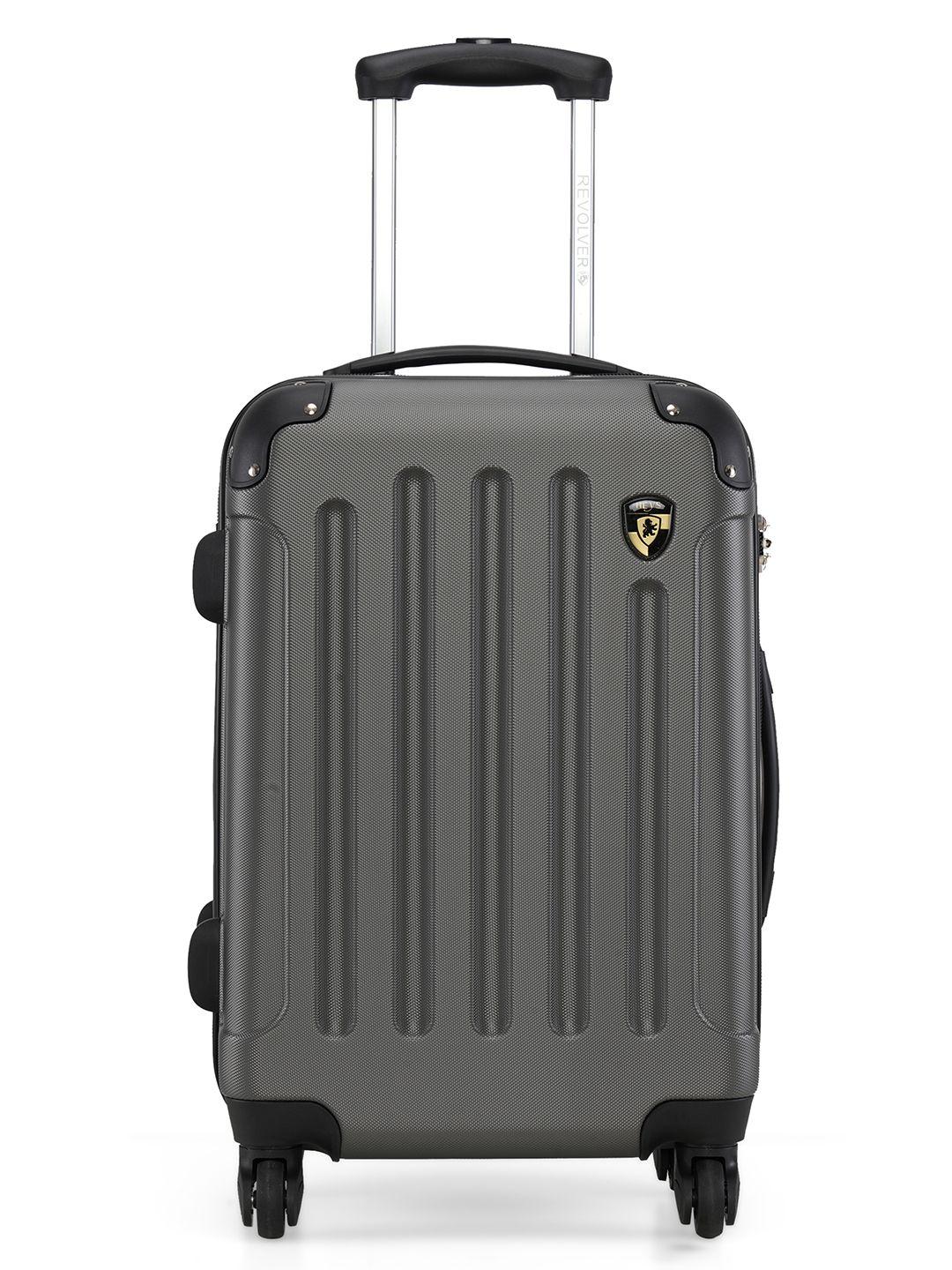 heys revolver textured hard-sided cabin size trolley suitcase