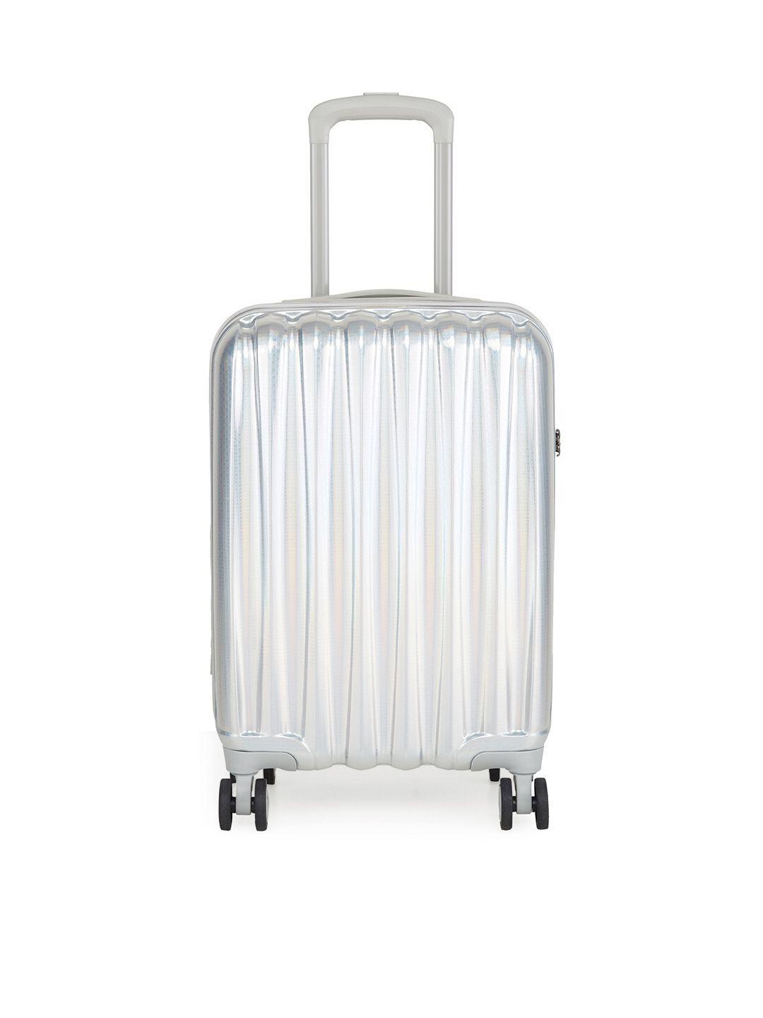 heys silver-toned astro cabin trolley bag