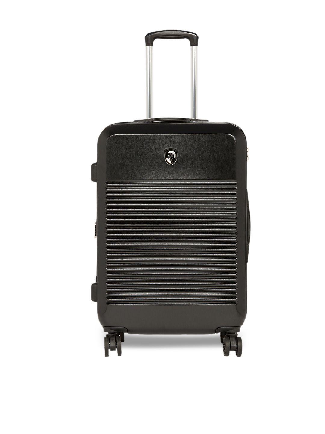 heys terra-lite range black  hard medium luggage