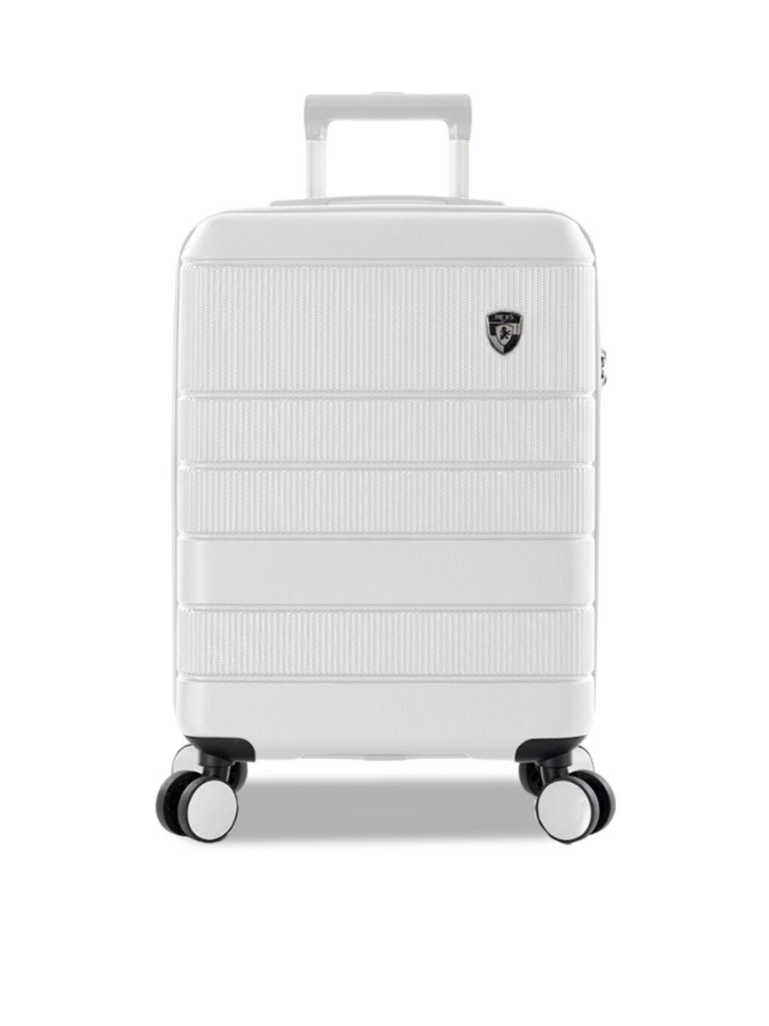 heys textured hard-sided cabin trolley suitcase