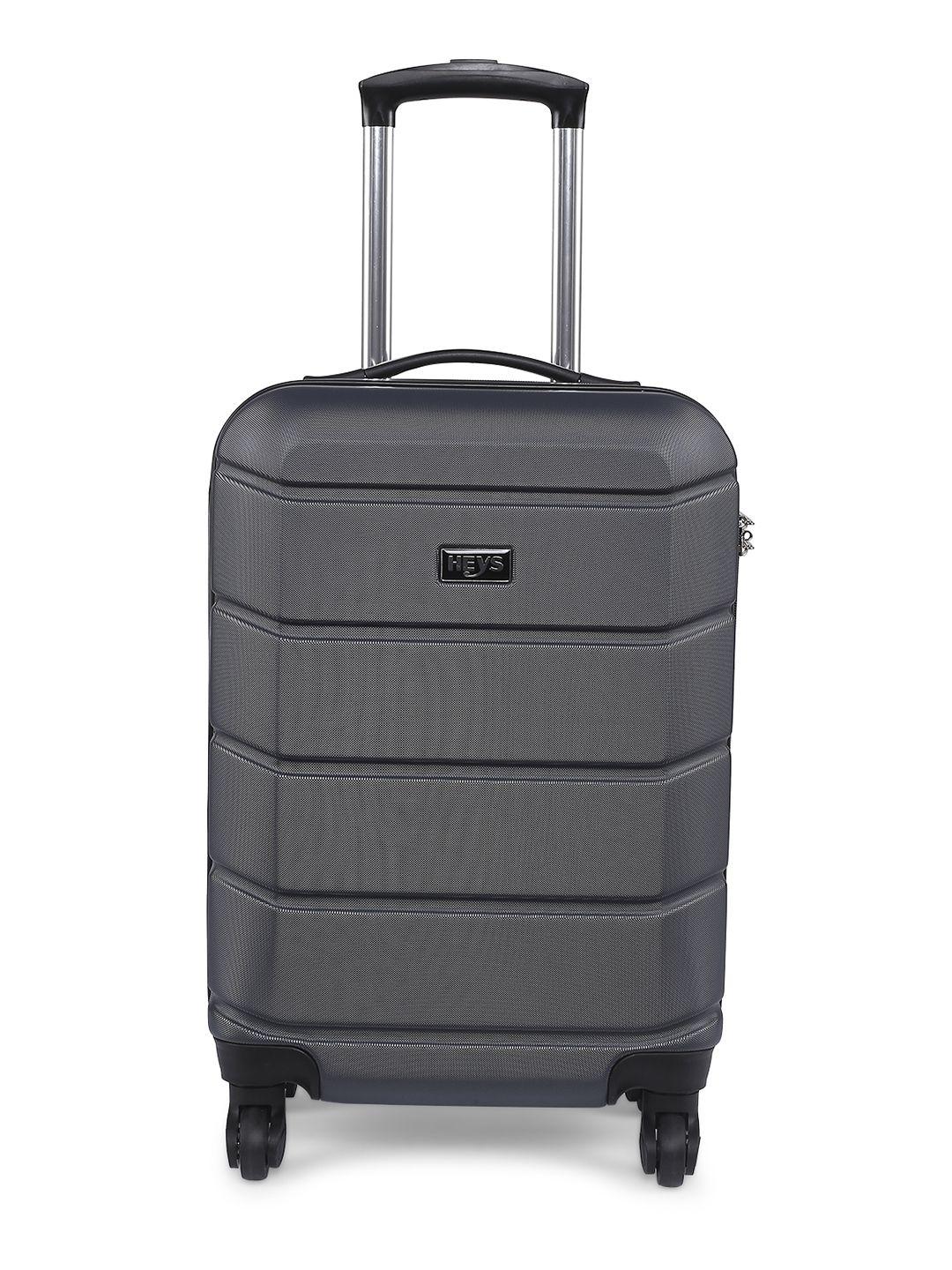 heys textured hard-sided cabin trolley suitcase