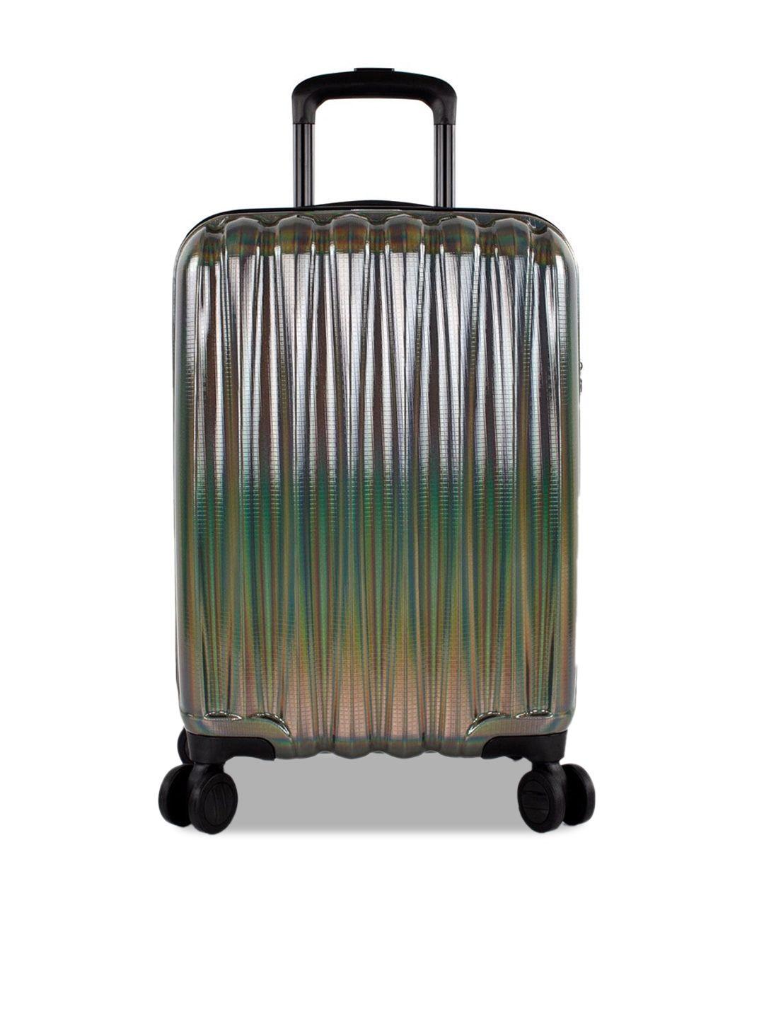 heys textured hard-sided small trolley suitcase