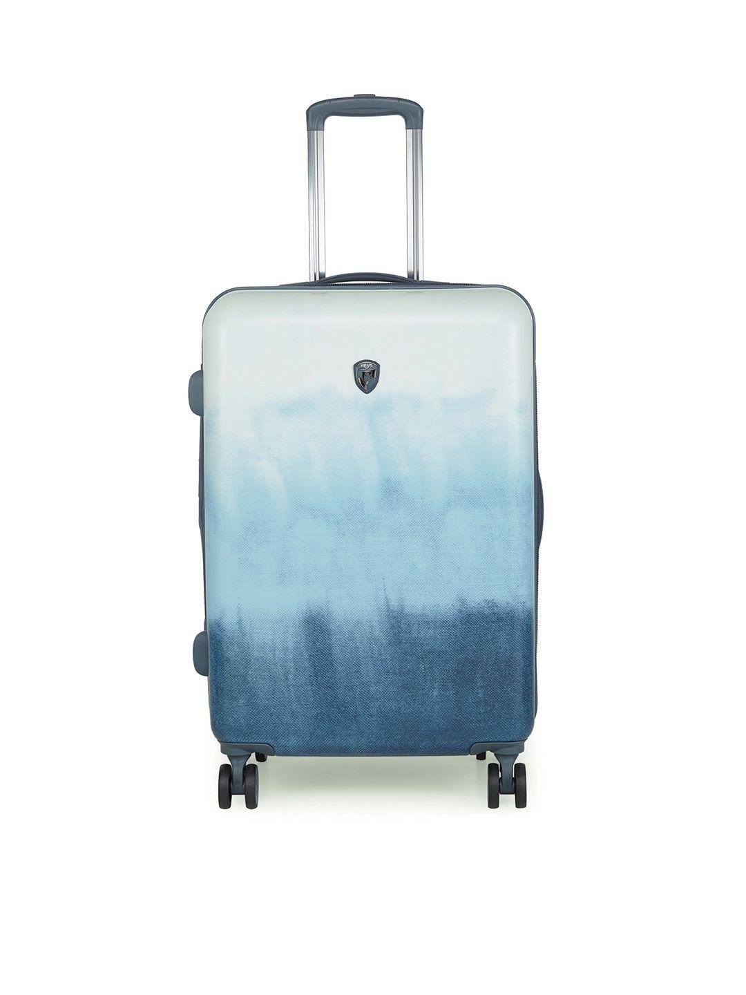 heys tie-dye blue range blue color case medium suitcase