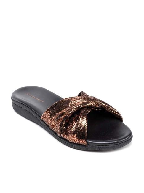 hf journey women's drape copper casual sandals