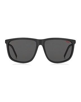 hg 1138/s full-rim rectangular sunglasses