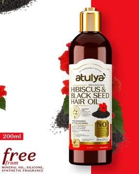 hibiscus & black seed hair oil