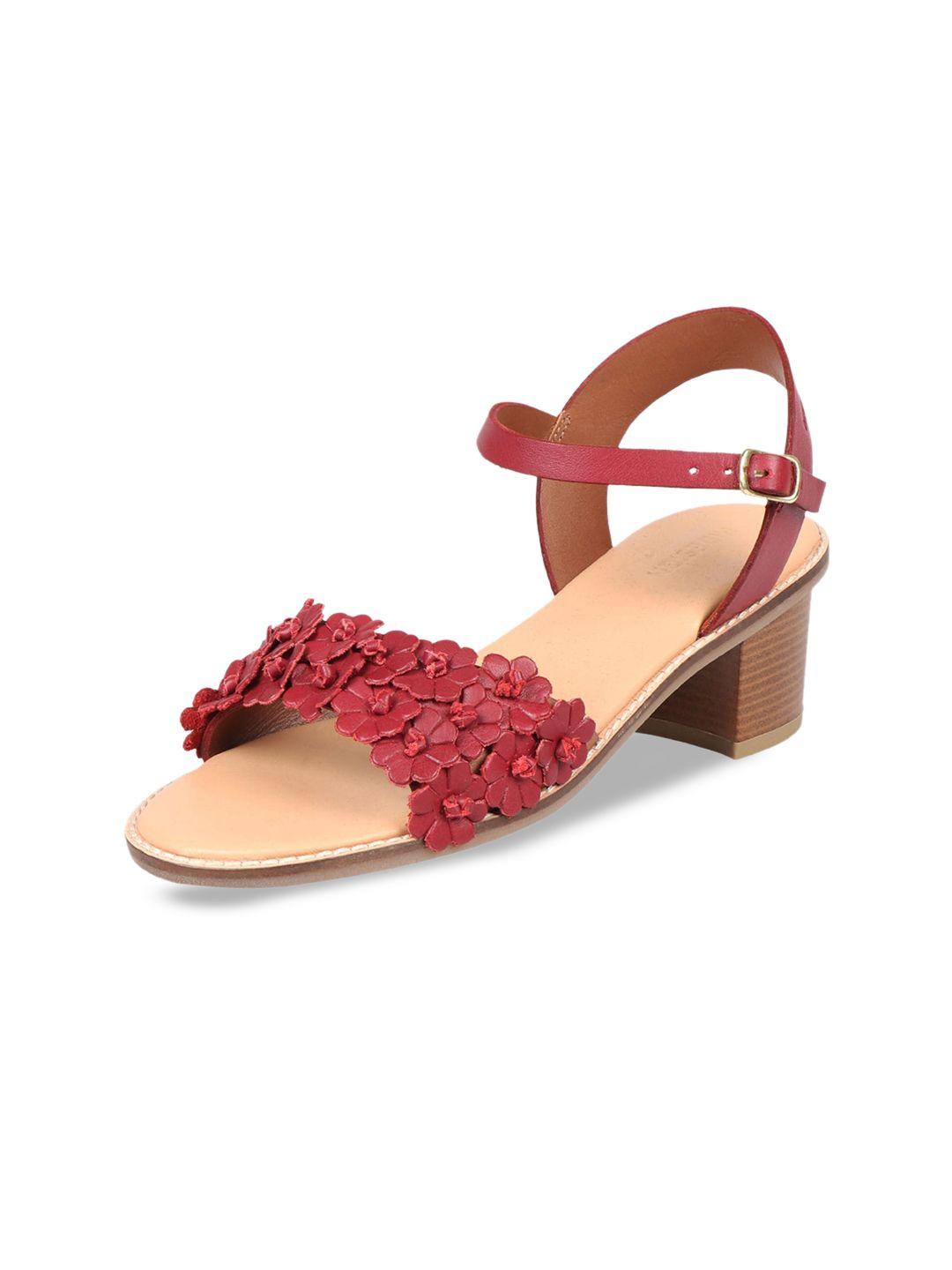 hidesign aretha embellished leather block heels