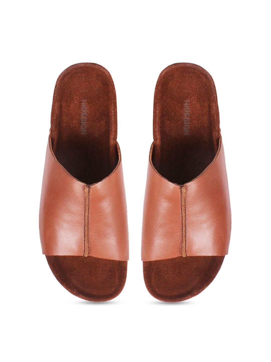 hidesign cancun leather open toe flats