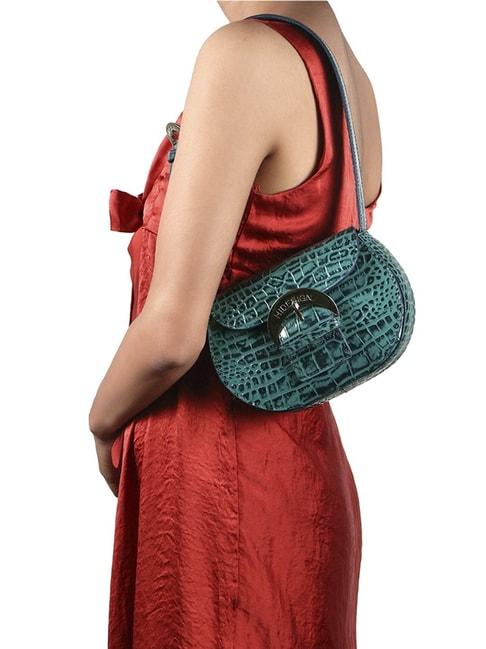 hidesign eoss rivoli leather textured shoulder handbag