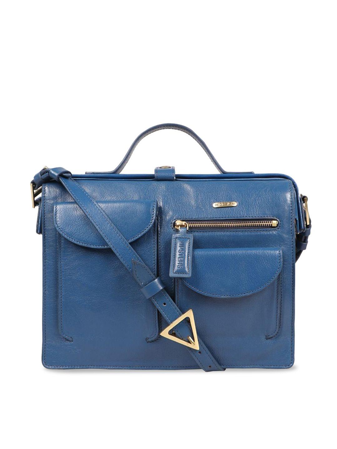 hidesign leather structured satchel