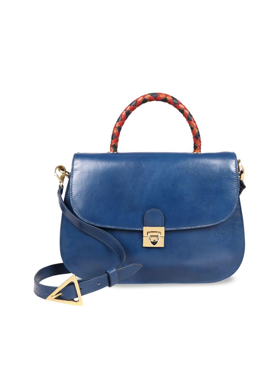 hidesign leather structured satchel