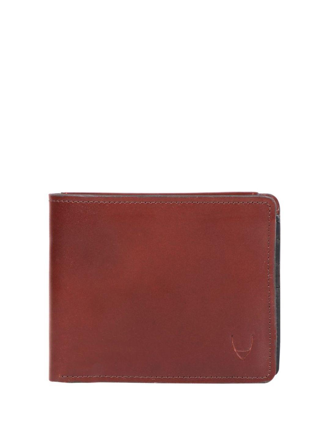 hidesign men leather two fold wallet