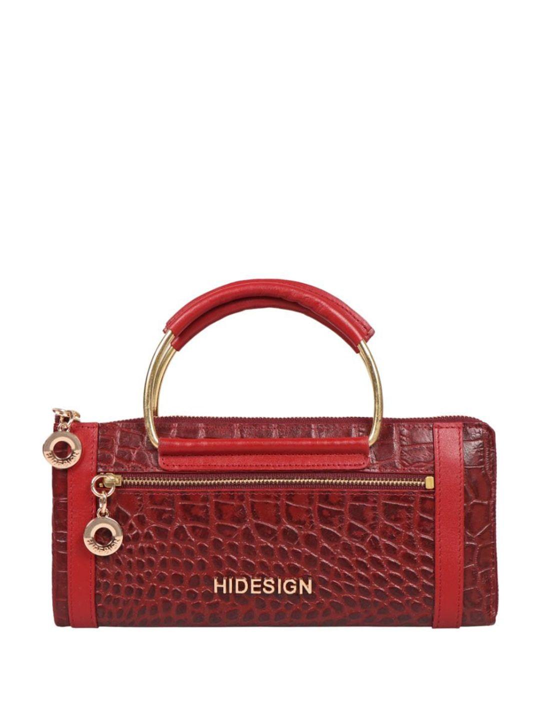 hidesign textured leather envelope clutch