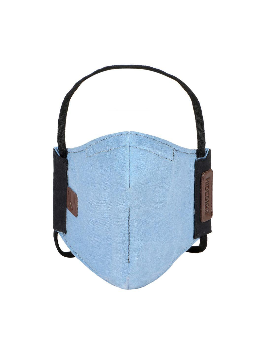 hidesign unisex blue 5-ply reusable protective outdoor mask
