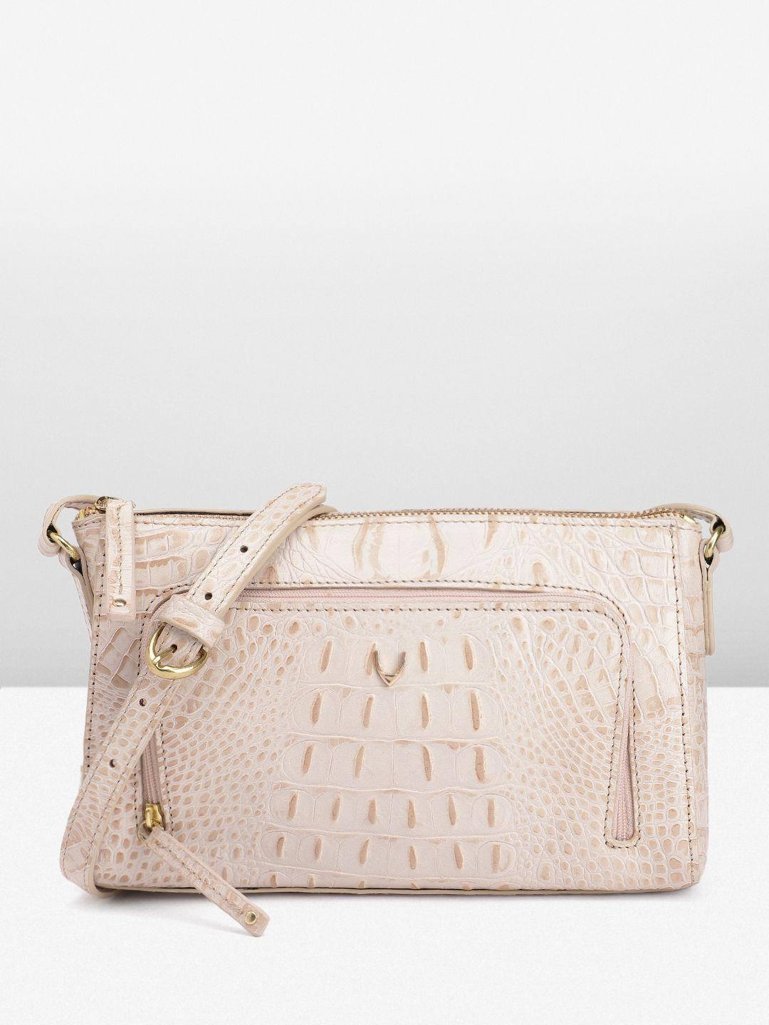 hidesign lauren 03 croc textured leather sling bag