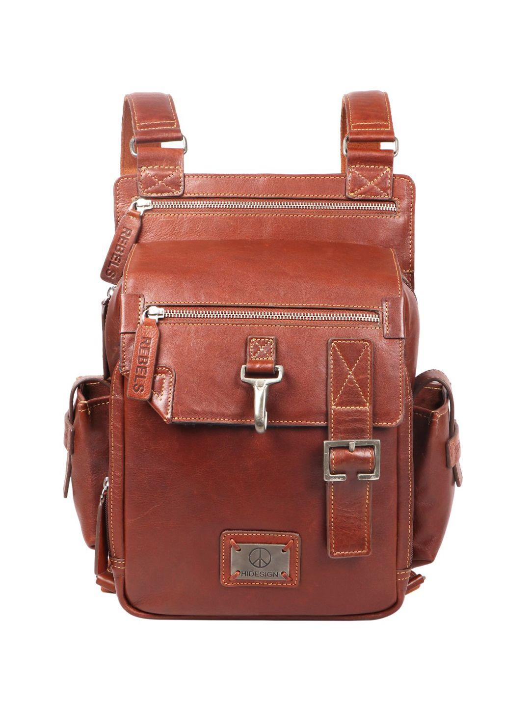 hidesign leather backpack