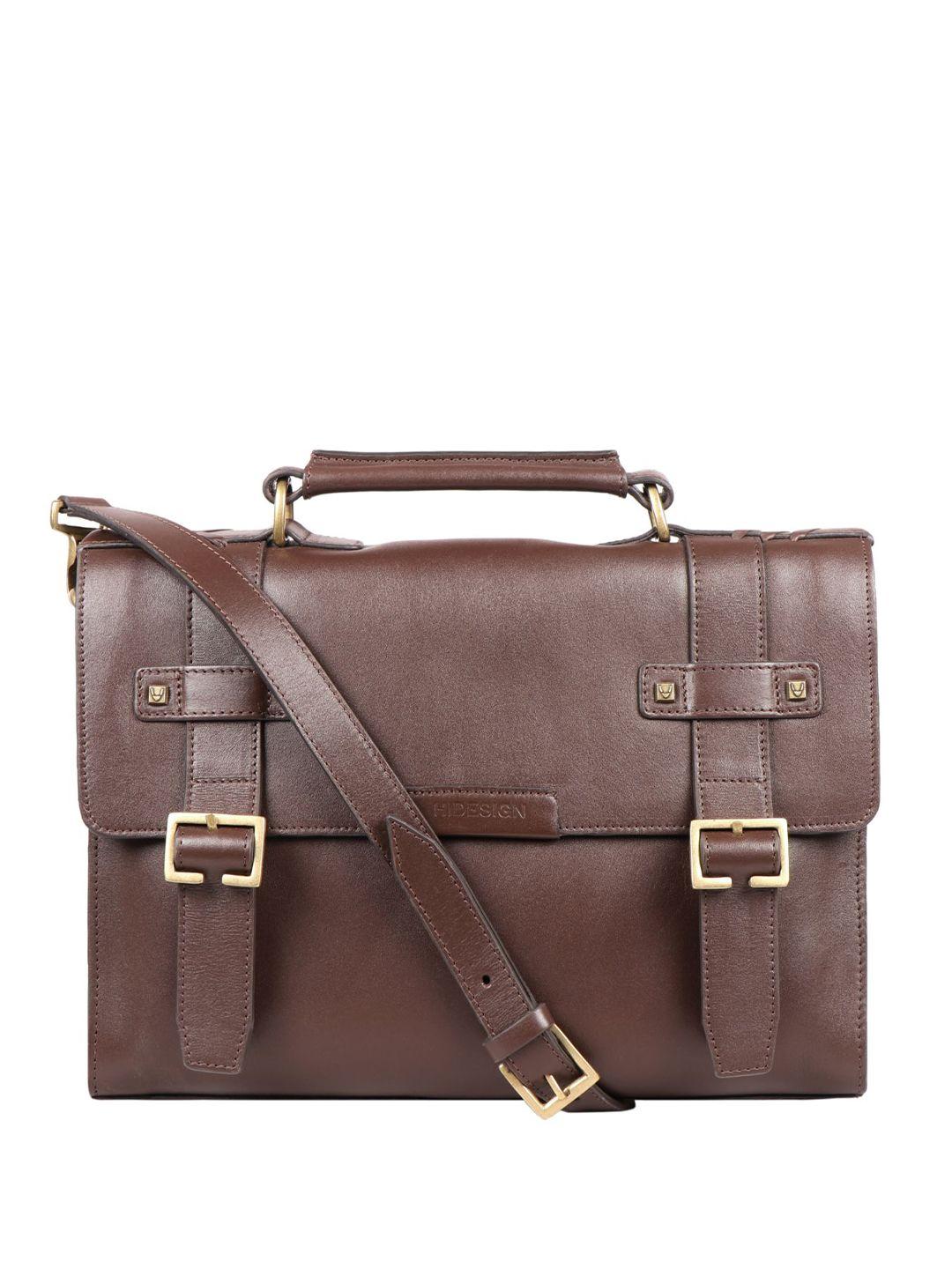 hidesign leather messenger bag